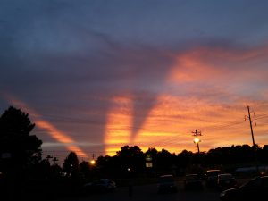Foundation Vice President Benita Dodd captured this gorgeous sunset during her visit to Warner Robins this week to address the Houston County GOP.