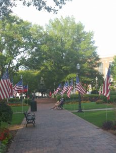The Marietta Square was all decked out this week in preparation for Labor Day weekend