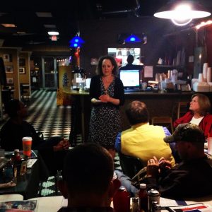 Benita Dodd, vice president of the Georgia Public Policy Foundation, spoke to the Newton Conservative Liberty Alliance in Covington this week about up the Foundation's 2015 policy agenda.