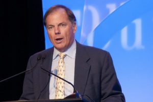 Emcee David Allman has been a Foundation board member since 1993.